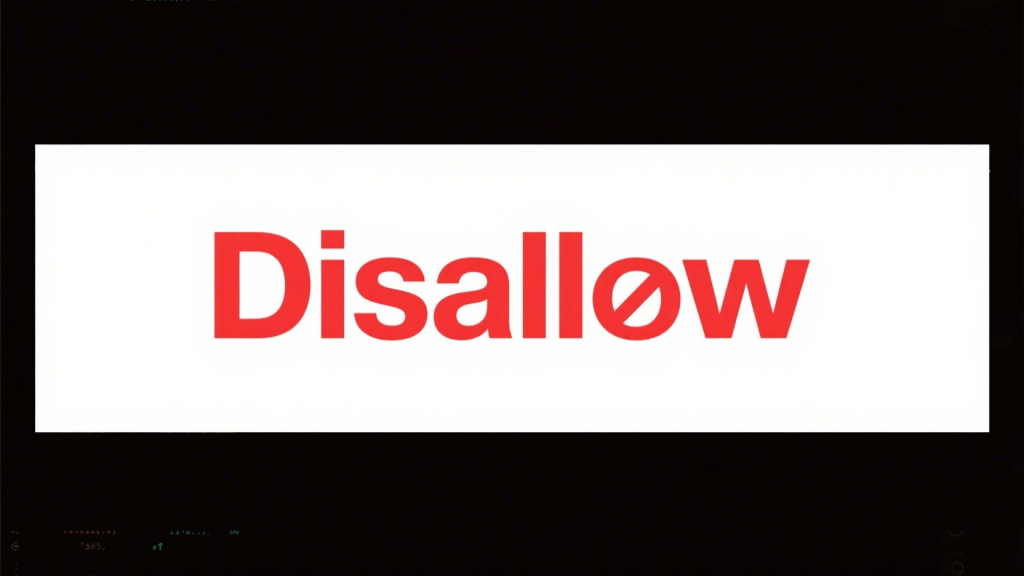 Disallow